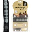 kda Mückenschutzarmband Dark-Edition lose Motive Karo grau